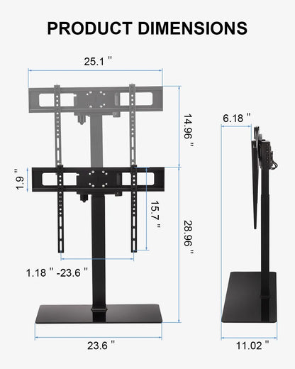 Electric TV Stand Glass Base