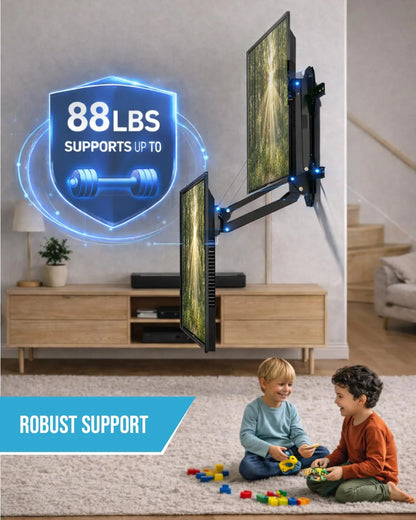 Fireplace TV Mount Pull Down