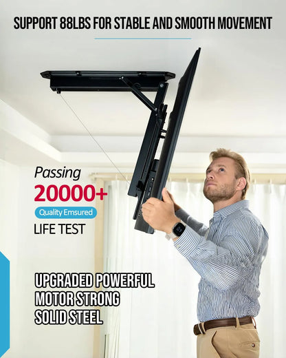 Motorized Ceiling TV Mount